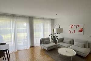 Moderne 2-Raum-EG-Wohnung mit Terrasse und Einbauküche im Karlsruher City Park – Karlsruhe – Vorschaubild 1