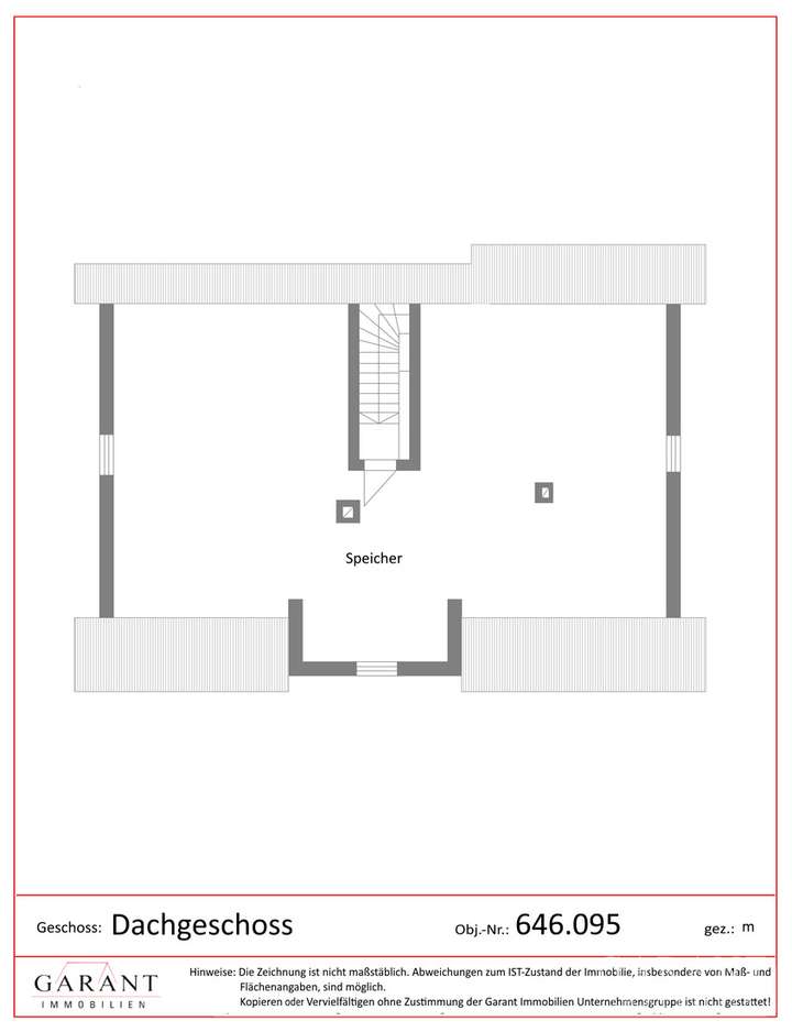 Grundriss Dachgeschoss