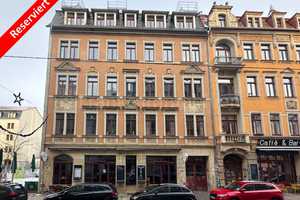 *Reserviert* - Äußere Neustadt - 3-Zimmer-Dachgeschossmaisonettewohnung mit Aufzug und Fernwärme – Louisenstraße 65, 1099 Dresden – Vorschaubild 1