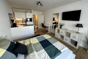 Pauschalmiete inkl. WLAN | Voll möbliert & ausgestattet: zentrales Studio-Apartment in Au-Haidhausen