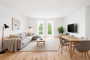 Exklusive 3‑Zi.-DG-Wohnung mit Stellplatz & Balkon in top sanierter Stadtvilla nahe City‑Galerie – Raunerstraße 23, 86153 Am Schäfflerbach, Augsburg – Vorschaubild 1