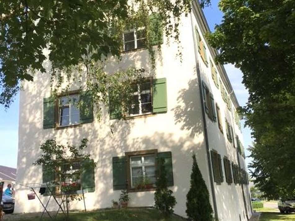 Seitenansicht vom Haus 