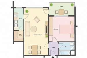 Helle 2-Zimmer-Wohnung mit Balkon, Aufzug und Blick über die Dächer Lehndorfs – Die vollständige Adresse der Immobilie erhältst du vom Anbieter., 38116 Lehndorf-Watenbüttel, Braunschweig – Vorschaubild 7