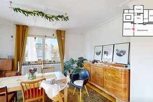 Traumhafte Lage und Ausblick! Altbauwohnung mit 3-Zimmerwohnung mit großem Balkon und Wintergarten – Die vollständige Adresse der Immobilie erhältst du vom Anbieter., 75173 Südweststadt, Pforzheim – Vorschaubild 4