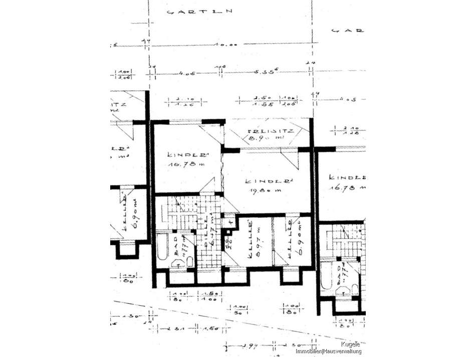 Grundriss Gartengeschoss