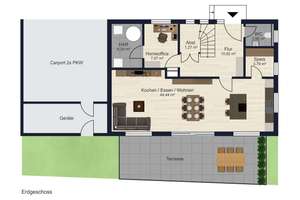 EH-40! Exklusives Neubau-Einfamilienhaus – KfW-40 mit modernster Technik und edler Ausstattung! – Die vollständige Adresse der Immobilie erhältst du vom Anbieter., 84030 Ergolding – Vorschaubild 3