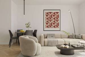 Hochwertige 2-Zimmer-Wohnung im 2. Obergeschoss mit Balkon – Rübenhofstraße 32, 22335 Ohlsdorf, Hamburg – Vorschaubild 2