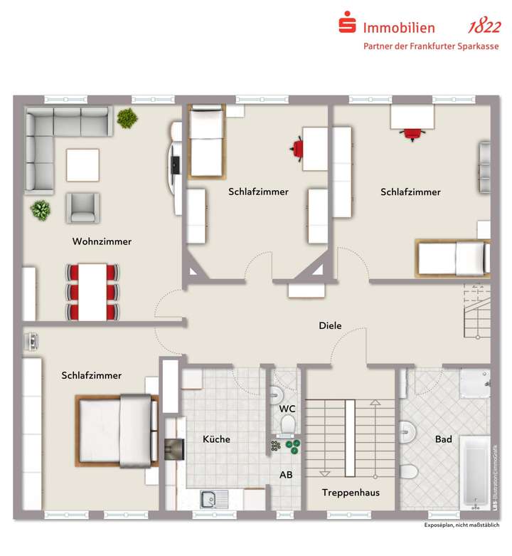 Grundriss 3. Obergeschoss