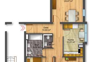 Ruhig gelegene 3-Zimmer-Wohnung mit 2 Balkonen und TG-Stellplatz im begehrten Blasewitz – Wägnerstraße 13a, 1309 Blasewitz (Stadtteil), Dresden – Vorschaubild 16