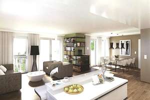 Exklusive Lage im Preußischen Viertel - Penthouse mit Kamin, Privatsphäre & freiem Blick