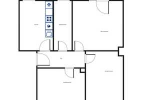 3 Zimmer mit EBK, einfach wunderbar! – Walkuerenring 53, 38106 Braunschweig – Vorschaubild 7