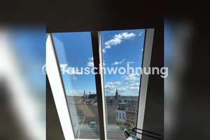 Tauschwohnung: Maisonette Wohnung mit Dachterrasse und Domblick
