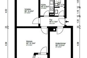 Hübsche 3 Zimmer-Wohnung mit ca. 64qm , Balkon, sofort beziehbar in  Stuttgart-Ost – Die vollständige Adresse der Immobilie erhältst du vom Anbieter., 70186 Gaisburg, Stuttgart – Vorschaubild 9