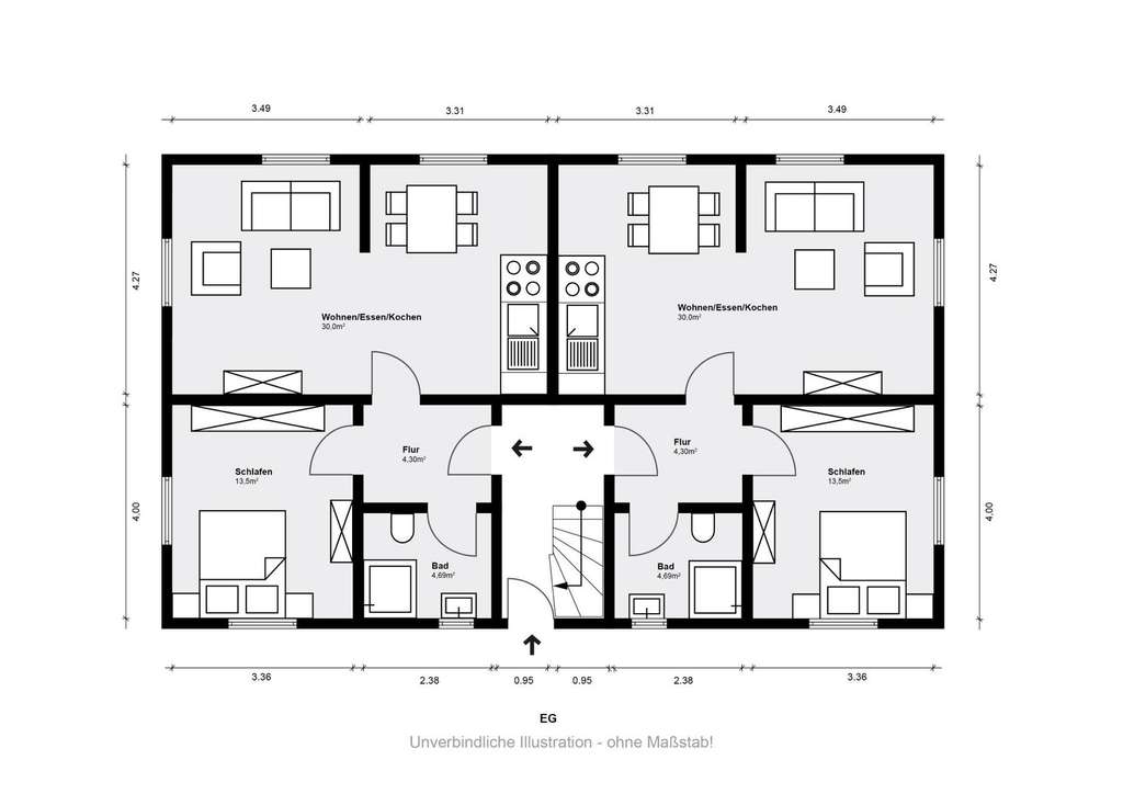 Immobilie in Heinersreuth - TOP vermietet - Schönes Mehrfamilienhaus mit sechs Einheiten - Bild 4