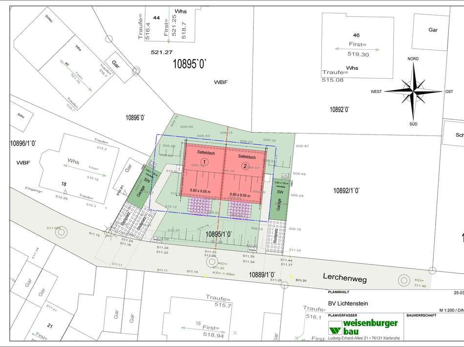 Übersichtsplan DH Lerchenweg
