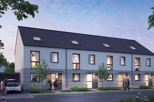 TOP-LAGE Neubau Reihenmittelhaus a. Schloß Oberschleißheim b. München - Selbstnutz./Kapitalanlage – Die vollständige Adresse der Immobilie erhältst du vom Anbieter., 85764 Oberschleißheim – Vorschaubild 1