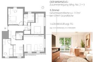 Flexible 4 Zimmer Wohnung - Entscheiden Sie mit – Die vollständige Adresse der Immobilie erhältst du vom Anbieter., 81547 Neuharlaching, München – Vorschaubild 5