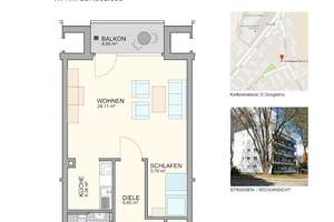 Gemütliche 1-Zimmer Wohnung in Essen-Schönebeck – Schönebecker Str. 103, 45359 Schönebeck, Essen – Vorschaubild 5