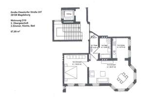 Stilvolle Gründerzeitwohnung  mit  Parkett und  Aufzug in Stadtfeld-Ost – 39108 Stadtfeld Ost, Magdeburg – Vorschaubild 24