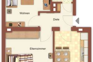 Demnächst frei! 2-Zimmer-Wohnung in Mönchengladbach Hardterbroich-Pesch