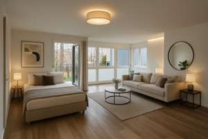 **Stylisch Wohnen** frisch renovierte 1-Zimmer-Wohnung“ – Geisseichstr. 29, 70197 Kräherwald, Stuttgart – Vorschaubild 1