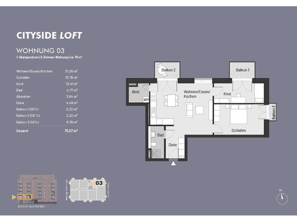 Grundriss WE 03