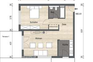 Von außen unscheinbar, innen ein Traum: 2-Zi. Erdgeschosswohnung mit Garten in KA-Grötzingen – Die vollständige Adresse der Immobilie erhältst du vom Anbieter., 76229 Grötzingen, Karlsruhe – Vorschaubild 21