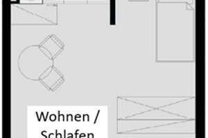 *Wohnen ohne Nebenkosten* Wohnung barrierefrei, EBK, Balkon/Terrasse 46qm – Hauptstraße 119, 89233 Neu-Ulm – Vorschaubild 7