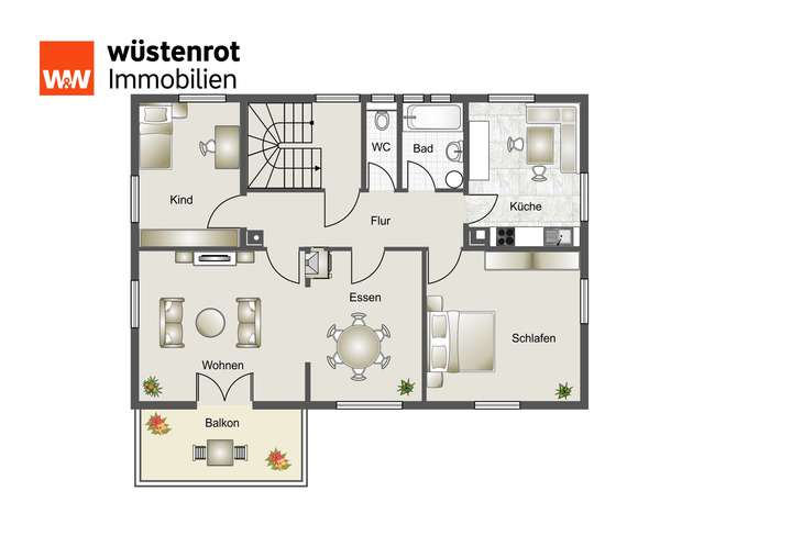 Grundriss Obergeschoss