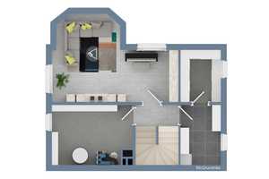 Stilvolles, einzigartiges und sehr gepflegtes lichtdurchflutetes 4-Zimmer-Reiheneckhaus  – München – Vorschaubild 35