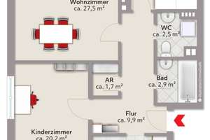 Vermietete 3-Zimmer-Wohnung mit Garage & Stellplatz in Top-Lage von Bremen-St.-Magnus – Die vollständige Adresse der Immobilie erhältst du vom Anbieter., 28759 St. Magnus, Bremen – Vorschaubild 10