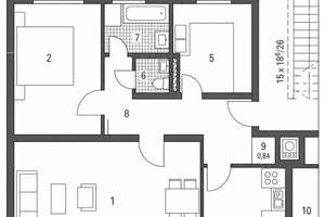 Renovierte 3-Zimmer-Eigentumswohnung mit Südbalkon und Weitblick über das Lipper-Land! – Die vollständige Adresse der Immobilie erhältst du vom Anbieter., 32758 Detmold – Vorschaubild 11