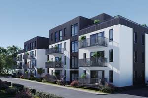 Energieeffiziente KfW-40 Neubauwohnung: 3 Zimmer, barrierefrei mit Balkon & Garten – Biefangstraße 22, 46149 Schwarze Heide, Oberhausen – Vorschaubild 6