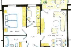Sehr hochwertig & modern möblierte 2-Zimmer-Wohnung mit Garage in ruhiger Grünlage Düsseldorf-Eller – Am Pflanzkamp 56, 40229 Eller, Düsseldorf – Vorschaubild 21