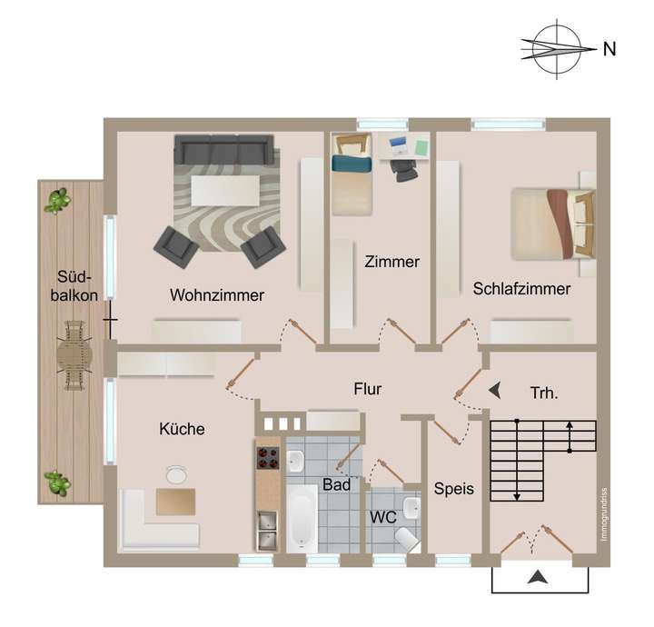 Bestand - Grundriss EG