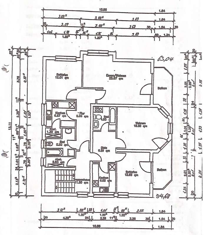 Grundriss 1.OG Haus 2