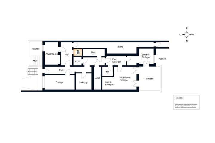 Grundriss Souterrain