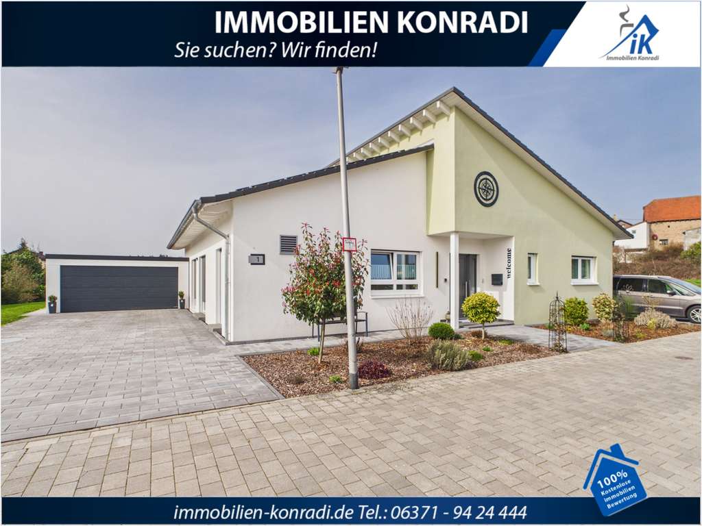 Immobilie in Grumbach - IK | Grumbach: neuwertiger Bungalow in Höhenlage mit traumhaftem Garten - Bild 0