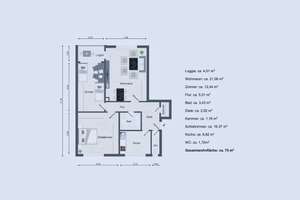 Lichtdurchflutete 3-Zimmer-Wohnung in Bogenhausen - Direkt einziehen und wohlfühlen! – Die vollständige Adresse der Immobilie erhältst du vom Anbieter., 81927 Johanneskirchen, München – Vorschaubild 9