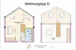 Moderne 1-Zimmer-Wohnung mit Empore 
1. Bezug nach Kernsanierung in Mönchengladbach-Dahl 
Nähe Hoc – Die vollständige Adresse der Immobilie erhältst du vom Anbieter., 41065 Dahl, Mönchengladbach – Vorschaubild 47
