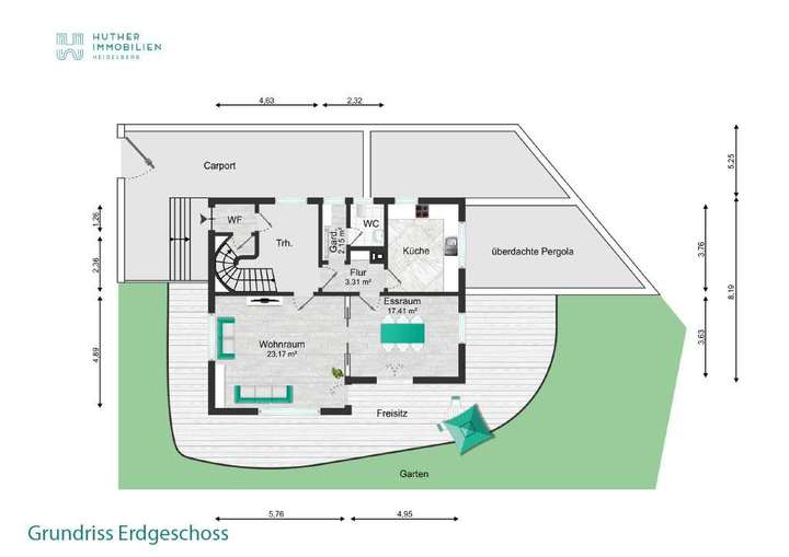 Grundriss Erdgeschoss