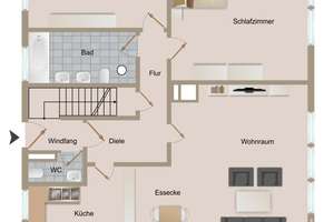 Bezugsfrei! Familienhaus mit 2 Wohneinheiten + großes, idyll. Grundstück – ruhige Lage nahe München – Die vollständige Adresse der Immobilie erhältst du vom Anbieter., 85402 Kranzberg – Vorschaubild 13