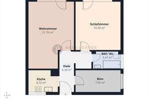 Gepflegte 3 Zimmer Wohnung mit Balkon in begehrter Lage von München Bogenhausen – Die vollständige Adresse der Immobilie erhältst du vom Anbieter., 81927 Englschalking, München – Vorschaubild 11