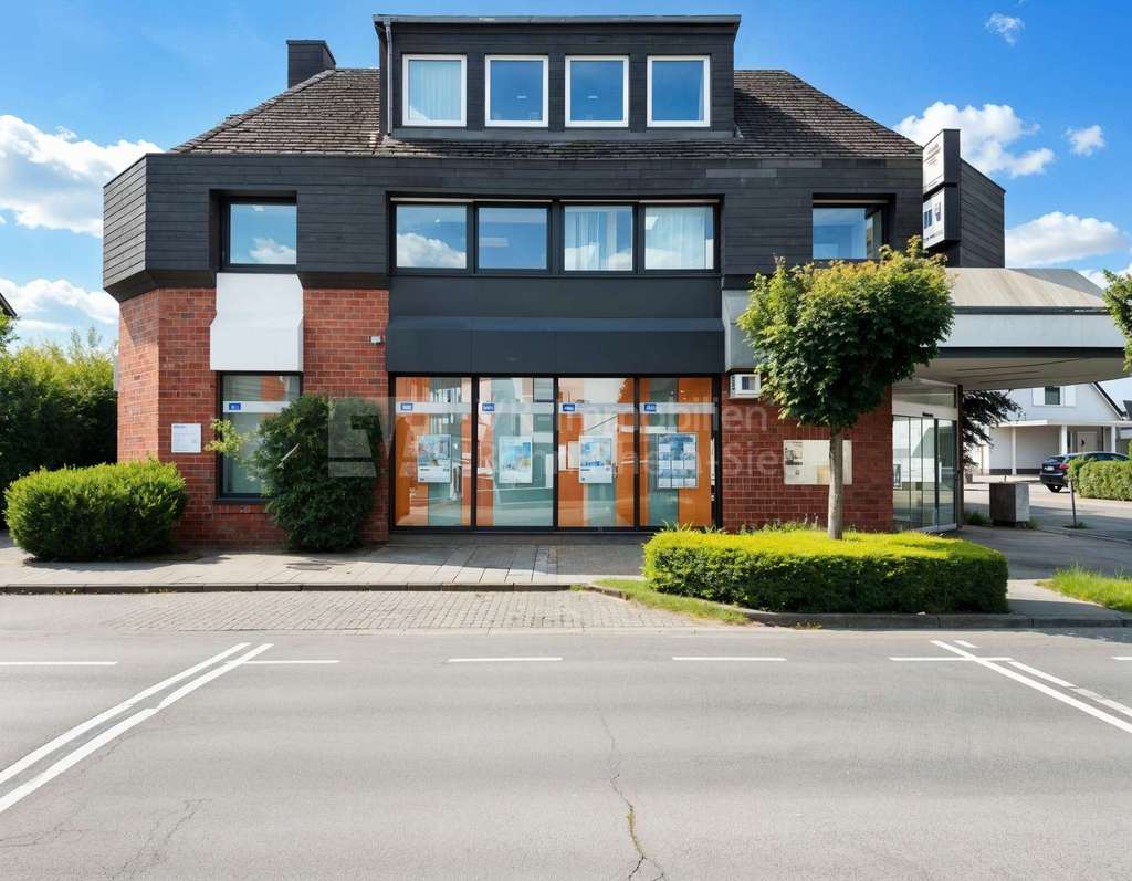 Moderne Gewerbefläche mit Tresorraum. Ehemalige Bankfiliale in Siegburg-Stallberg.