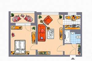 Balkonwohnung nahe Zeisigwald – Bersarinstr. 34, 9130 Yorckgebiet, Chemnitz – Vorschaubild 3