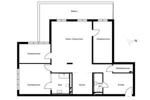 Lichtdurchflutete 4-Zimmer-Wohnung im Herzen von Haarzopf – Die vollständige Adresse der Immobilie erhältst du vom Anbieter., 45149 Haarzopf, Essen – Vorschaubild 22