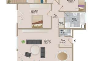 Nordost-Keplerstraße: Eine 4-Zimmerwohnung mit ca. 300 qm eigenem Garten! – Keplerstraße 8, 65193 Nordost, Wiesbaden – Vorschaubild 2