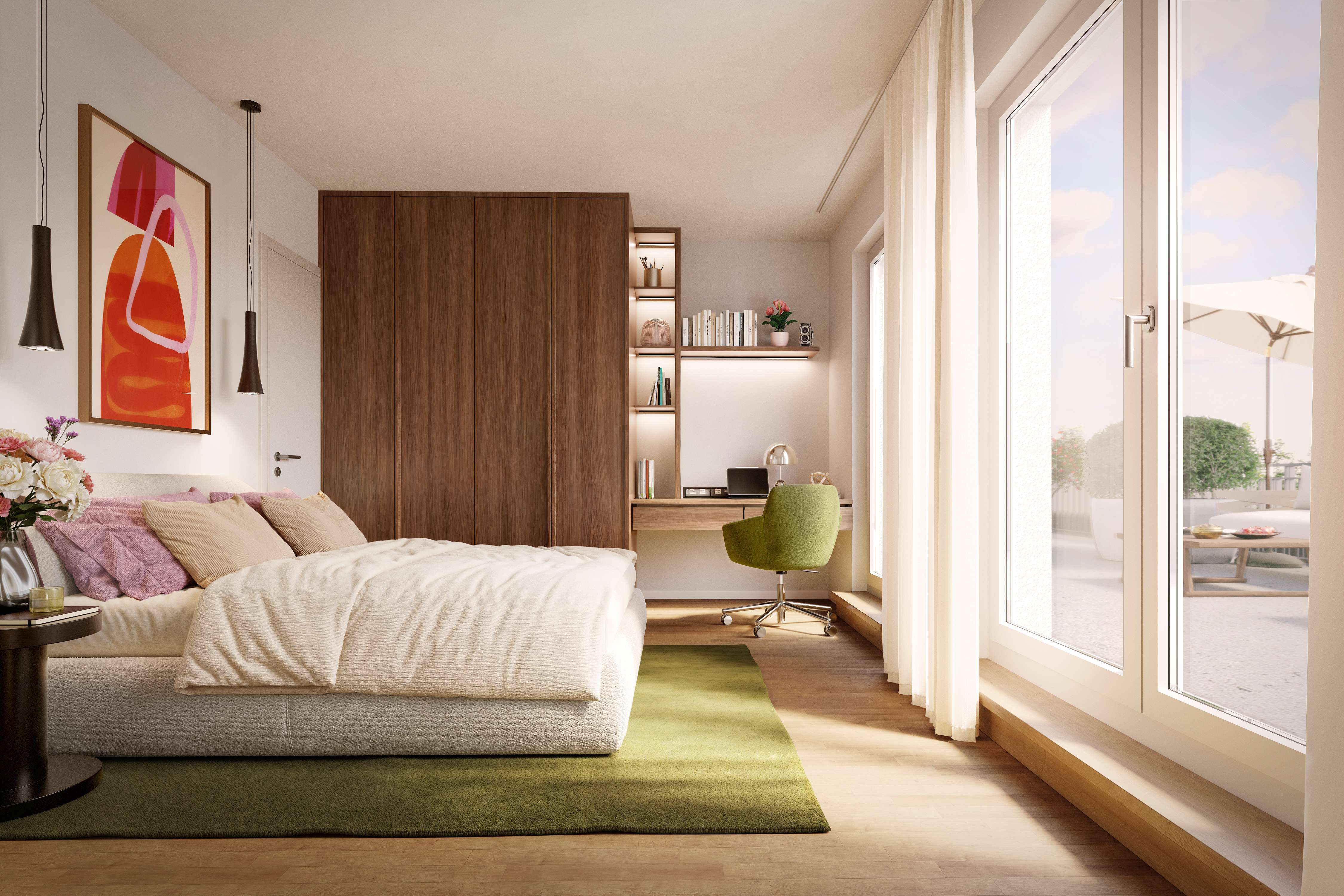 Immobilie in Oberschleißheim - PREISAKTION: Schöne 2-Zimmer-Wohnung mit Loggia - Bild 1