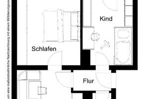 47106/70 Helle 2-Zimmer-Wohnung im 2. OG – Roseggerstraße 9, 40470 Mörsenbroich, Düsseldorf – Vorschaubild 3