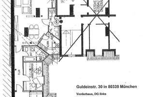 Schöne 3-Zimmer-Wohnung Dachgeschoss im Westend – Guldeinstraße 30, 80339 Westend, München – Vorschaubild 5